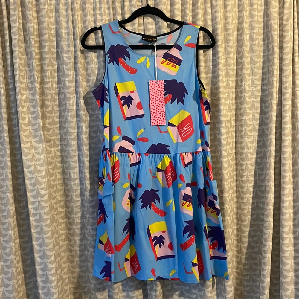 Nooworks Big a pocket dress in snacks design, large